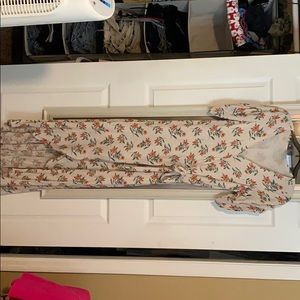 American eagle long wrap dress